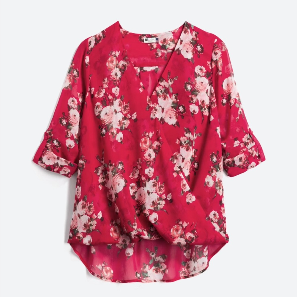 KUT FROM THE KLOTH-Jenalee Surplice Blouse. Size small.